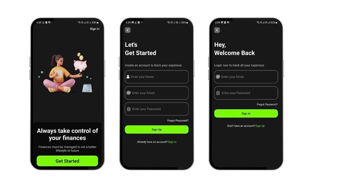 Expense Tracker - React Native Mobile App