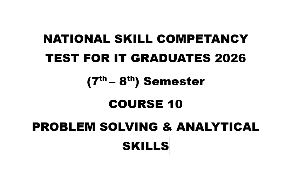 Analytical Skills and Problem Solving