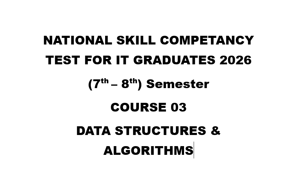 Data Structures and Algorithms Notes