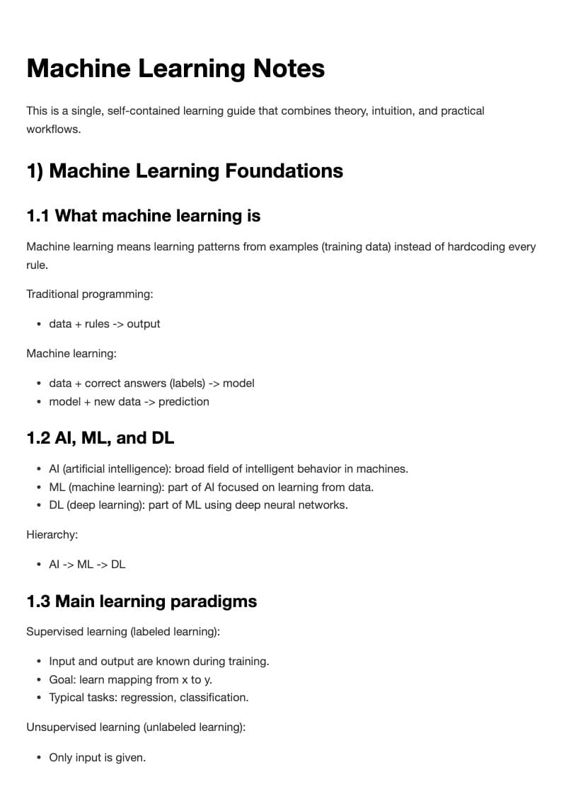 Machine Learning